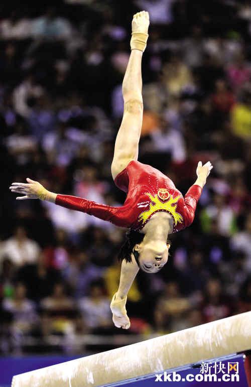 韩国体操队成绩突出，引人注目